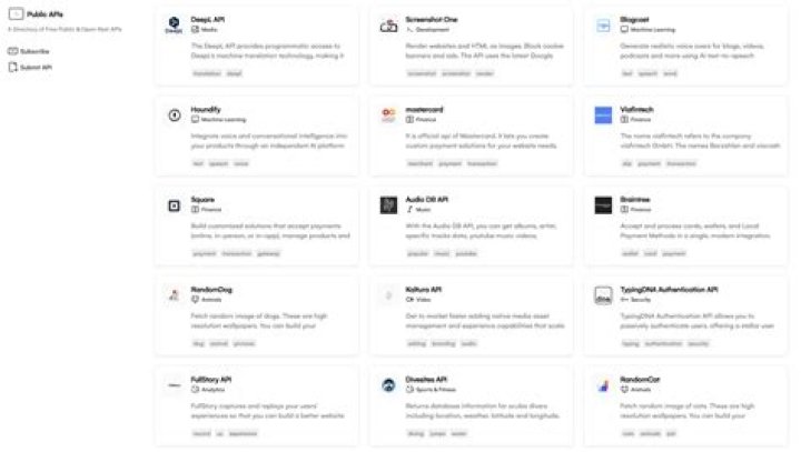 Are APIs free to use