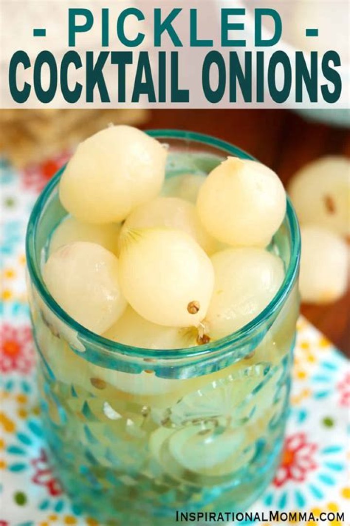 Are cocktail onions and pickled onions the same