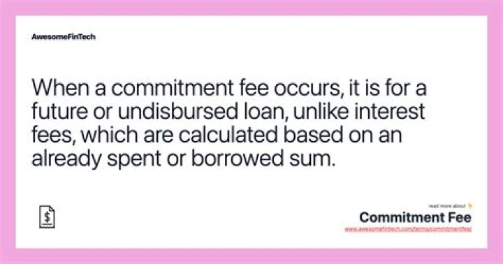 Are commitment fees Interest expense