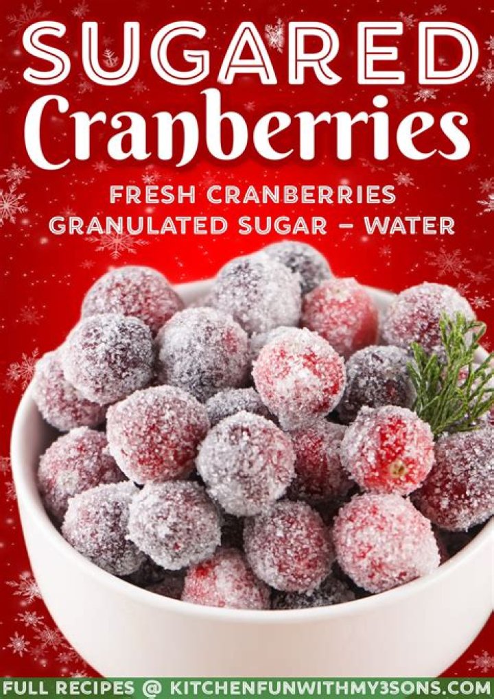 Are cranberries full of sugar