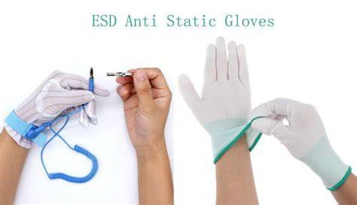 Are latex gloves anti static