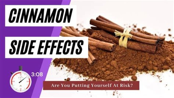 Are there side effects to taking cinnamon capsules