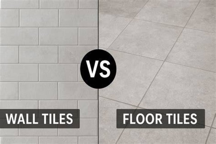Are wall and floor tiles the same