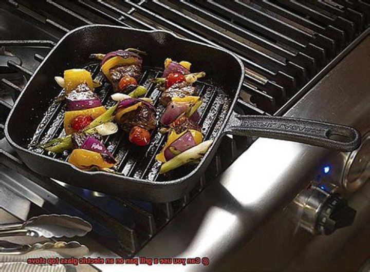 Can a grill pan be used on electric stove