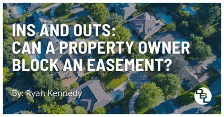 Can an easement be grandfathered in