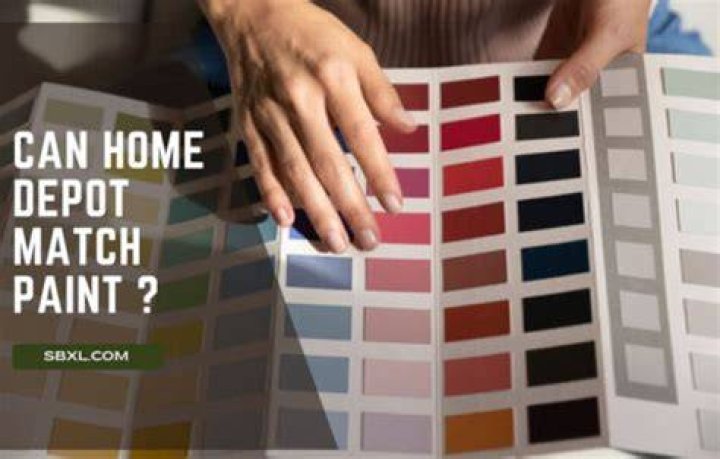 Can Home Depot match paint from a photo