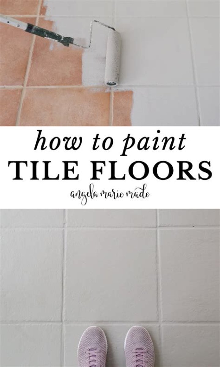 Can I paint over floor tiles