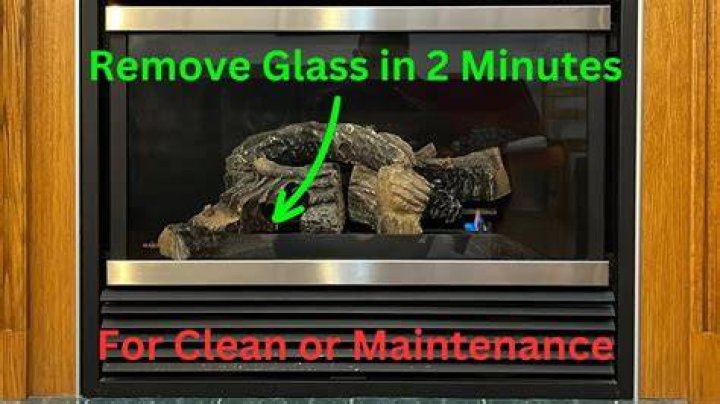 Can I remove the glass from my gas fireplace
