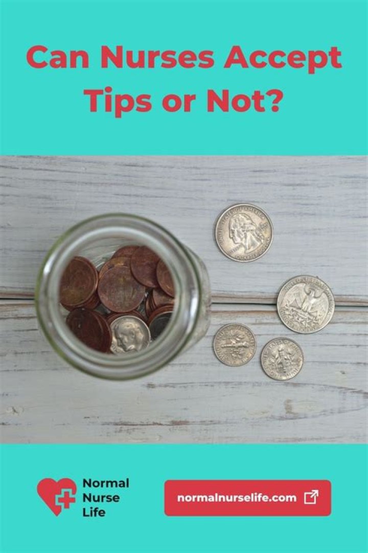 Can nurses accept tips