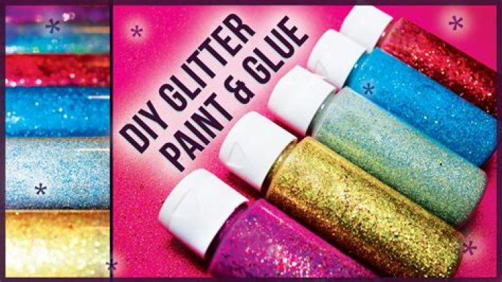 Can u mix glitter in paint