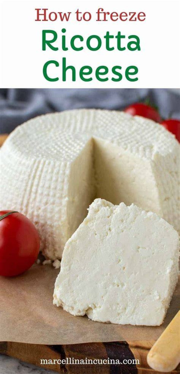 Can you freeze ricotta