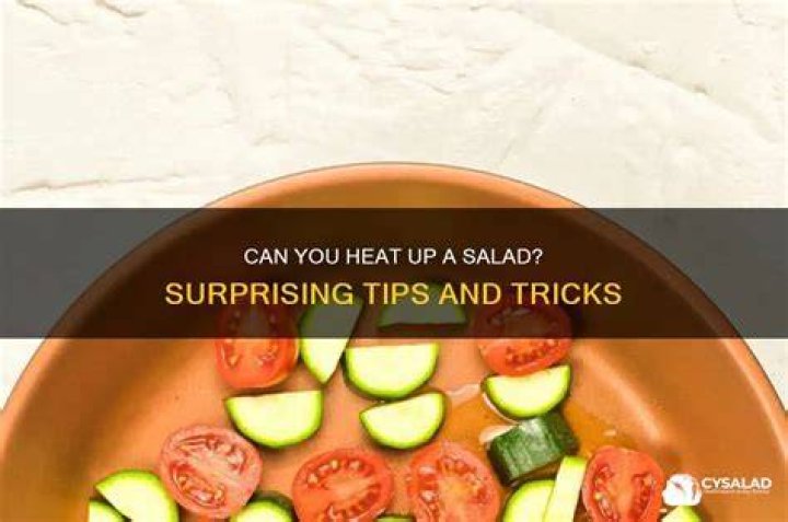Can you heat up salad dressing
