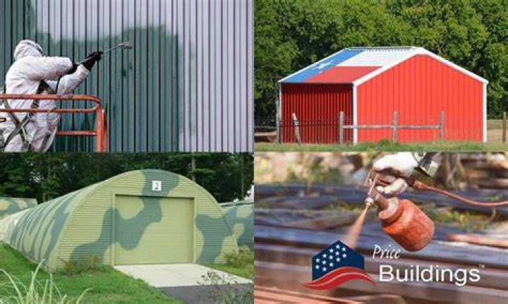 Can you paint a metal building