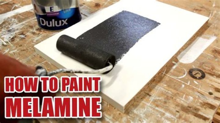Can you paint melamine furniture