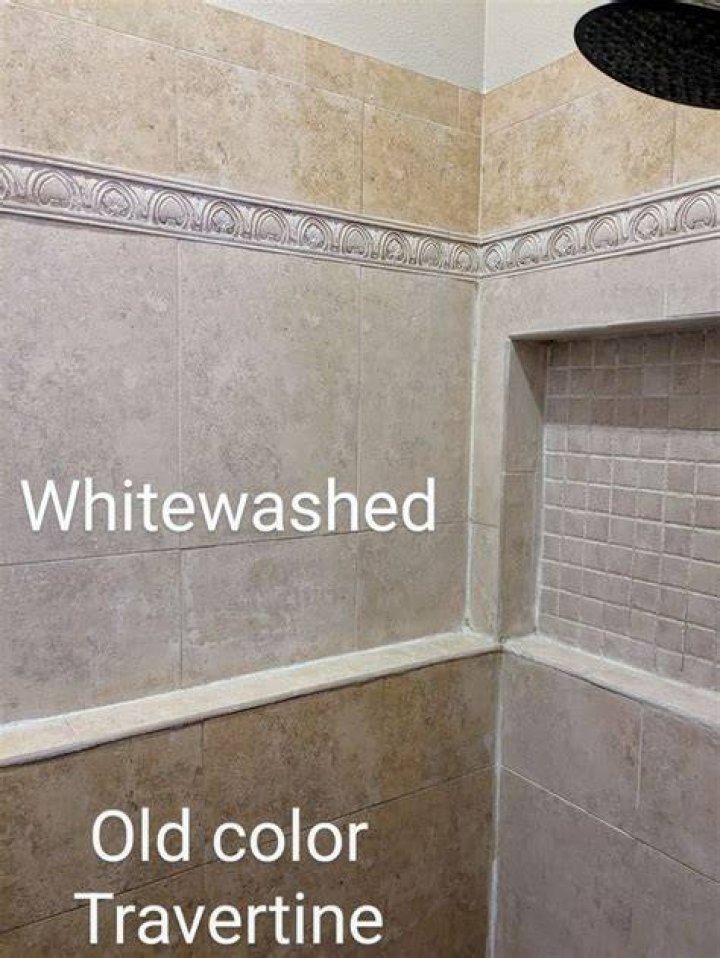 Can you paint travertine shower