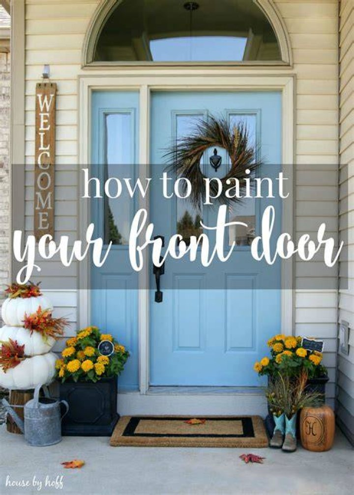 Can you paint your front door