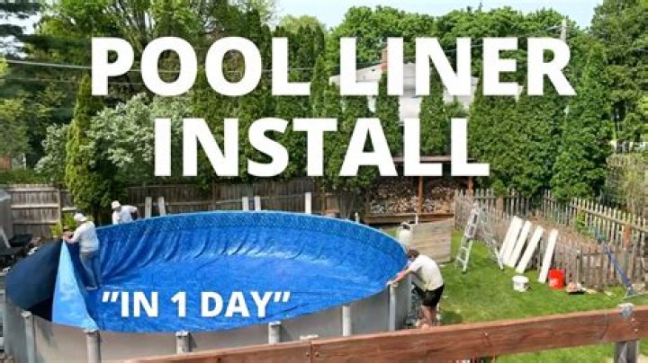 Can you put a pool liner over another liner