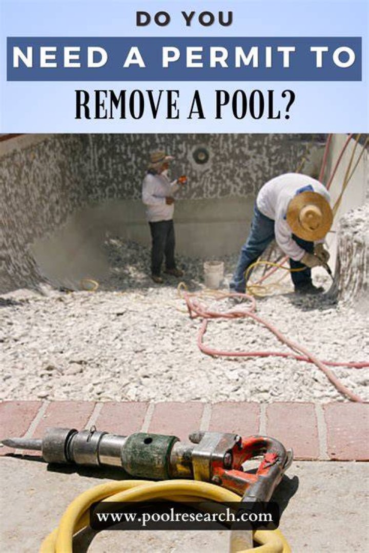 Can you remove a swimming pool