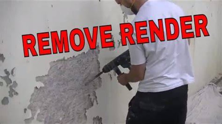 Can you remove render from a house