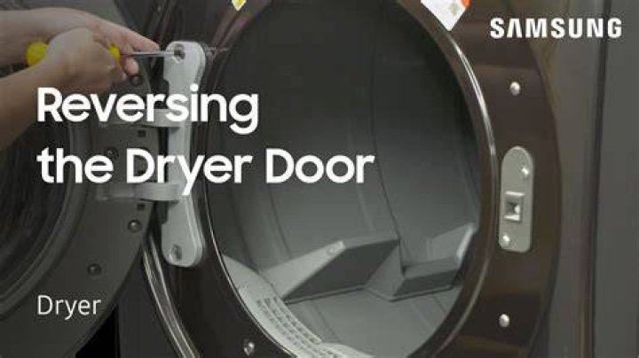 Can you reverse the doors on Samsung washer and dryer