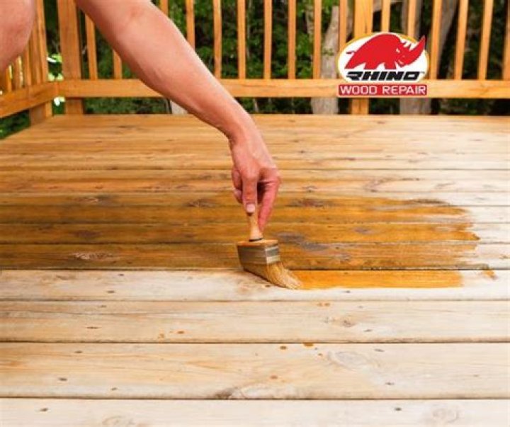 Can you rhino line a wood deck