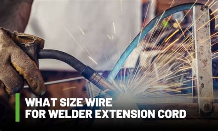 Can you run a welder off an extension cord