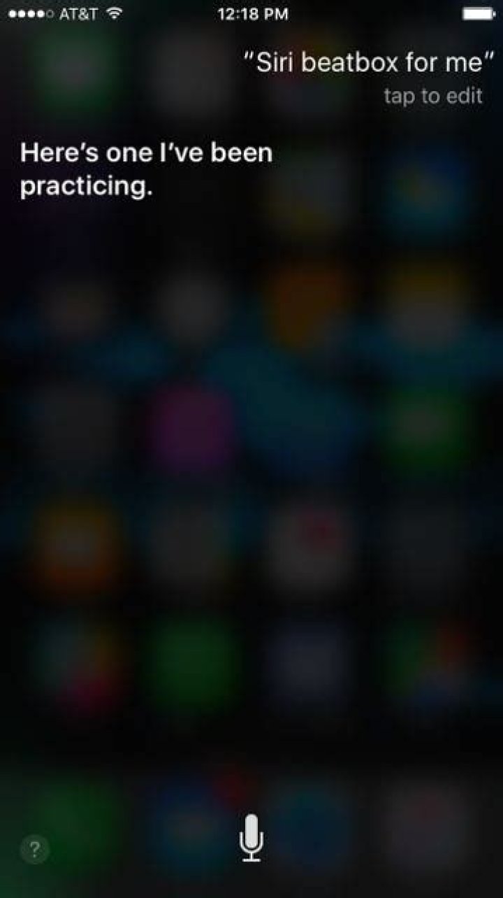 Can you tell Siri to beatbox