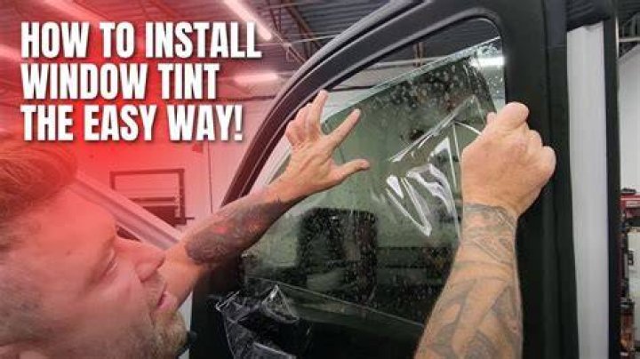 Can you use glass cleaner to install window tint