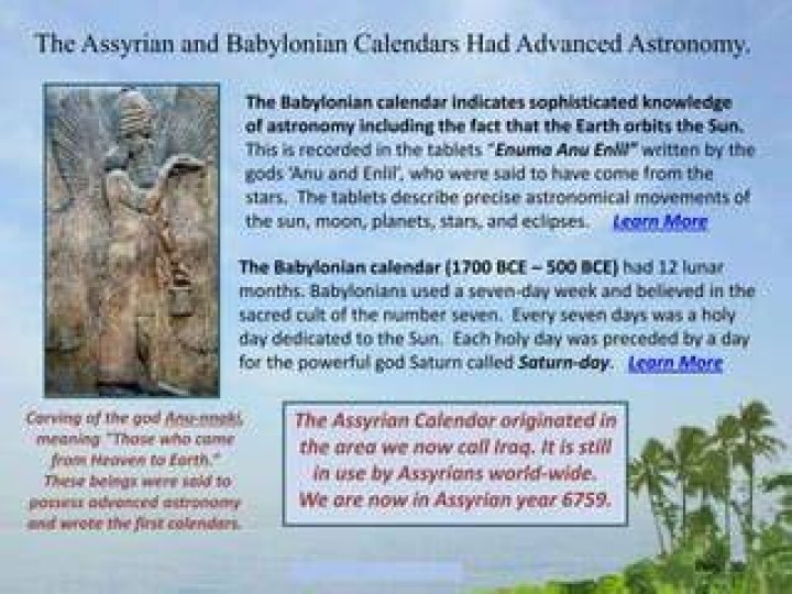 Did the Assyrians have a calendar
