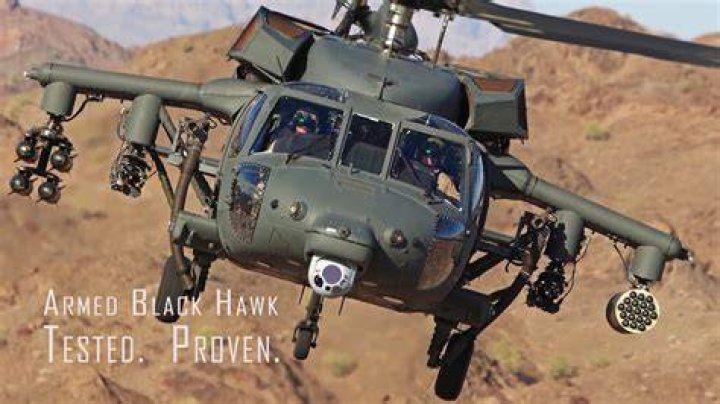 Do Blackhawk helicopters have guns