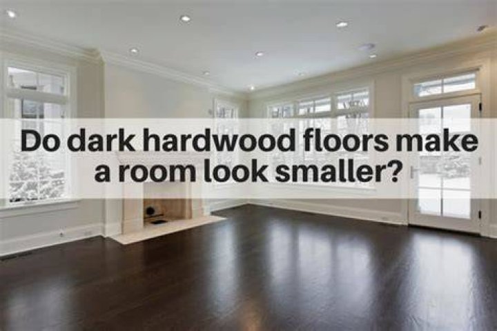 Do dark carpets make a room look smaller