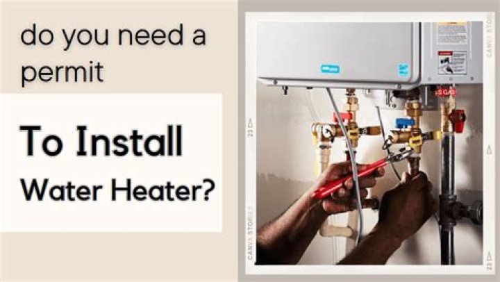 Do I need a permit to install a water heater in Florida