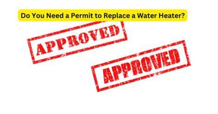 Do I need a permit to replace my water heater in California