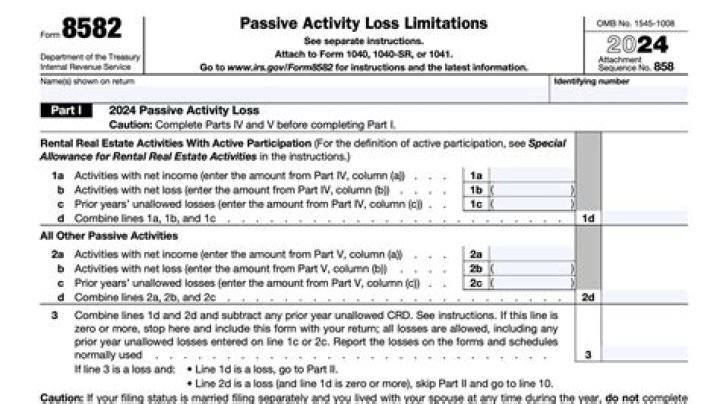 Do I need to file Form 8582