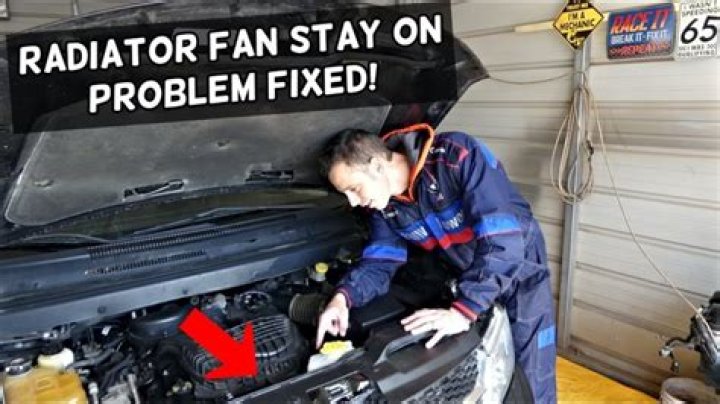 Do radiator fans always run