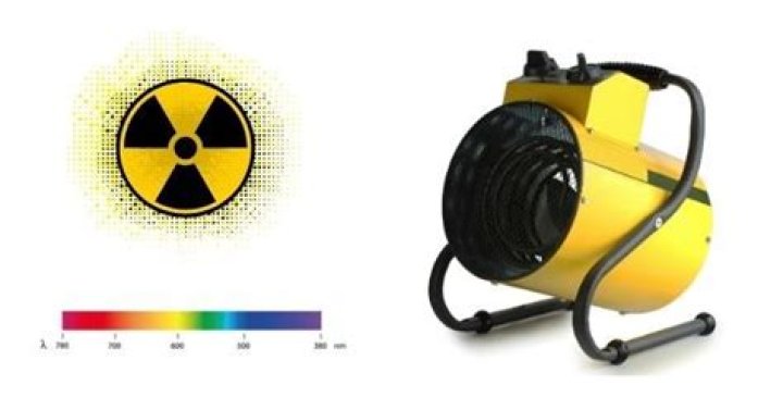 Do space heaters give off radiation