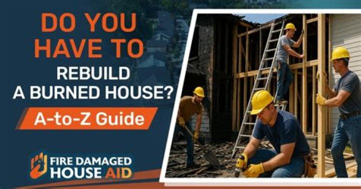Do you have to rebuild after a house fire