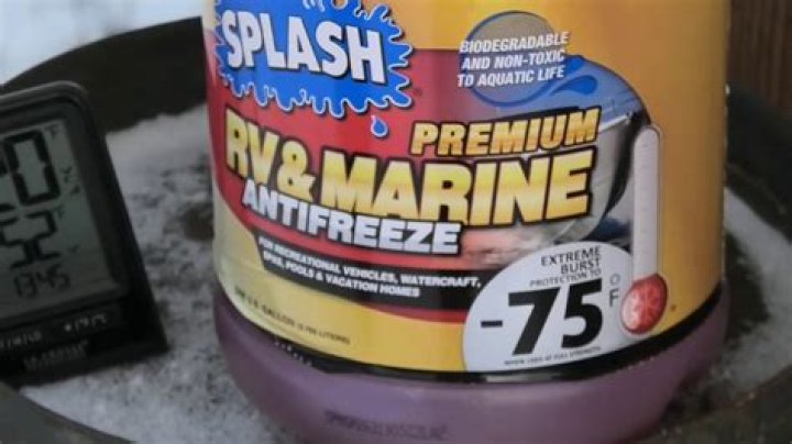 Does antifreeze freeze solid