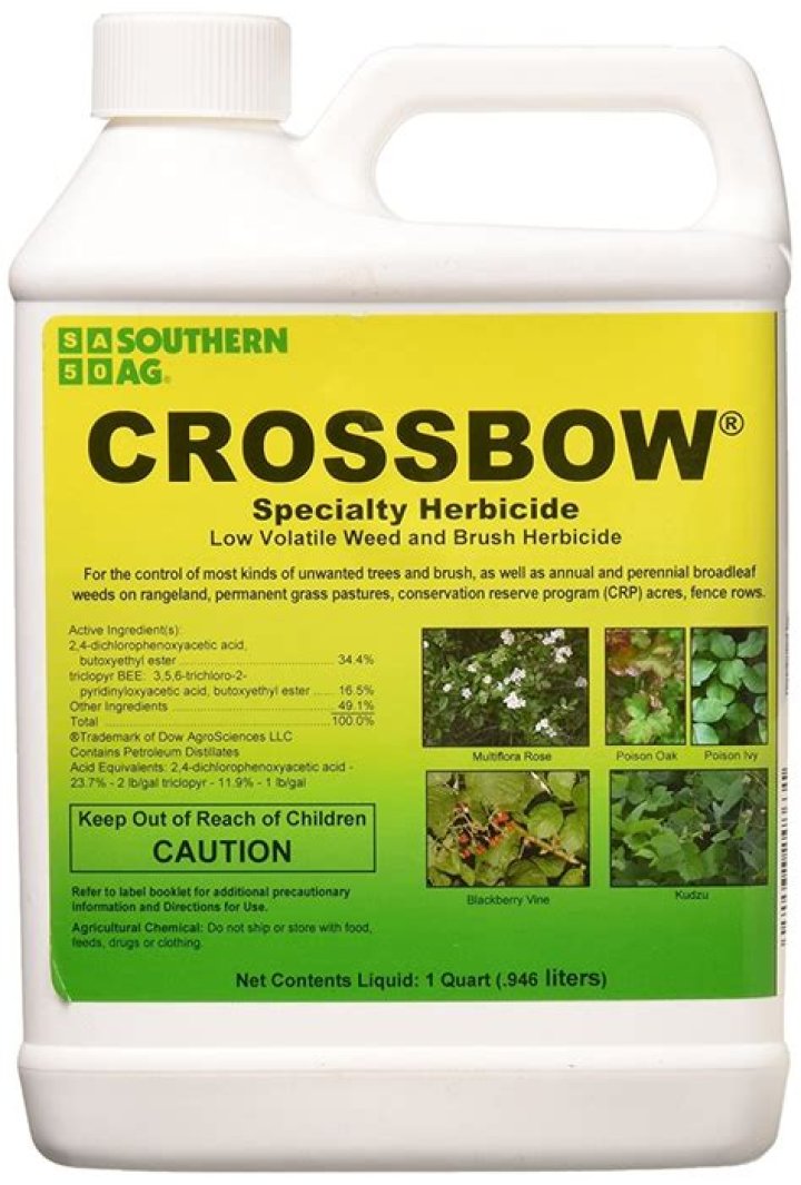 Does crossbow herbicide kill grass