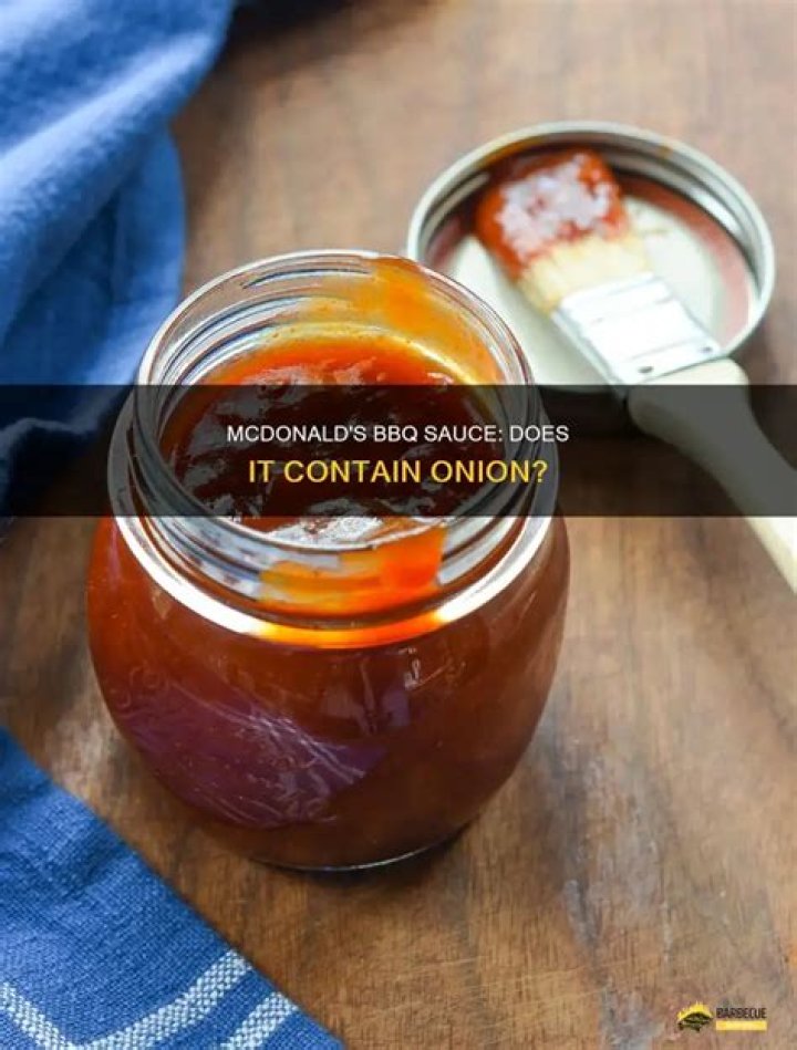 Does McDonalds have BBQ sauce