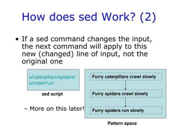 Does SED change the original file
