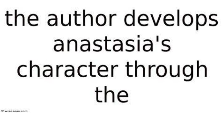 How an author develops a character