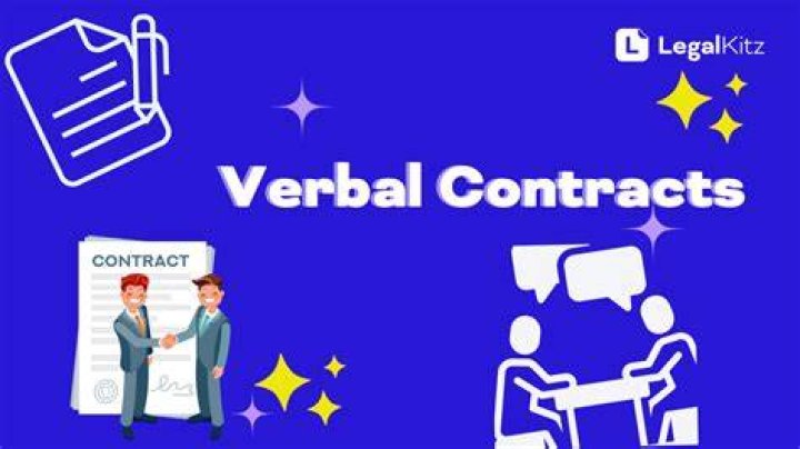How binding is a verbal contract