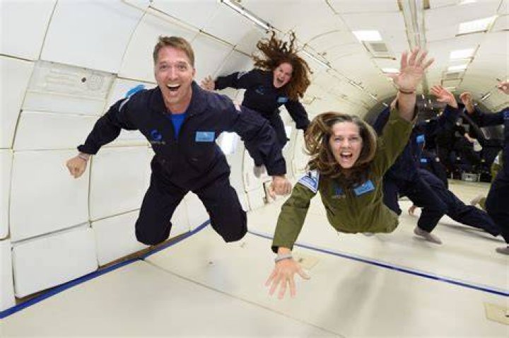 How can a plane have zero gravity
