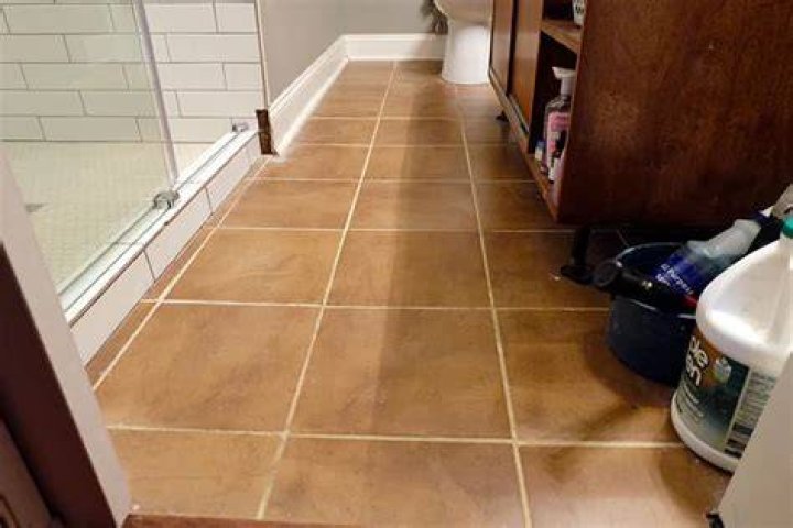How can I darken ceramic tile