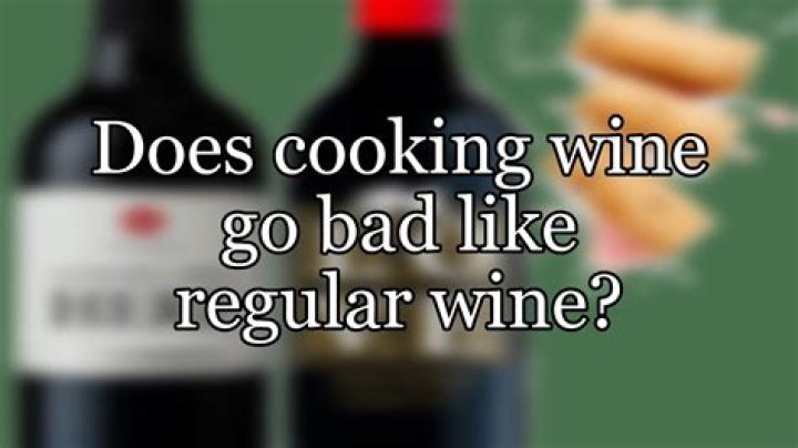 How can you tell if cooking wine is bad
