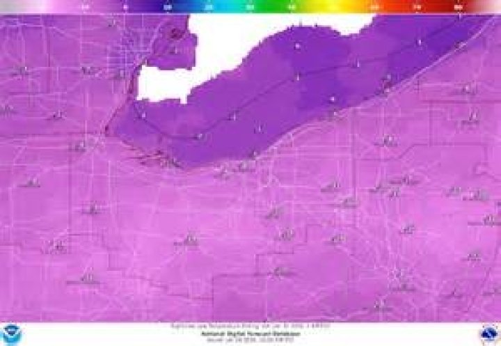 How deep does the ground freeze in Ohio