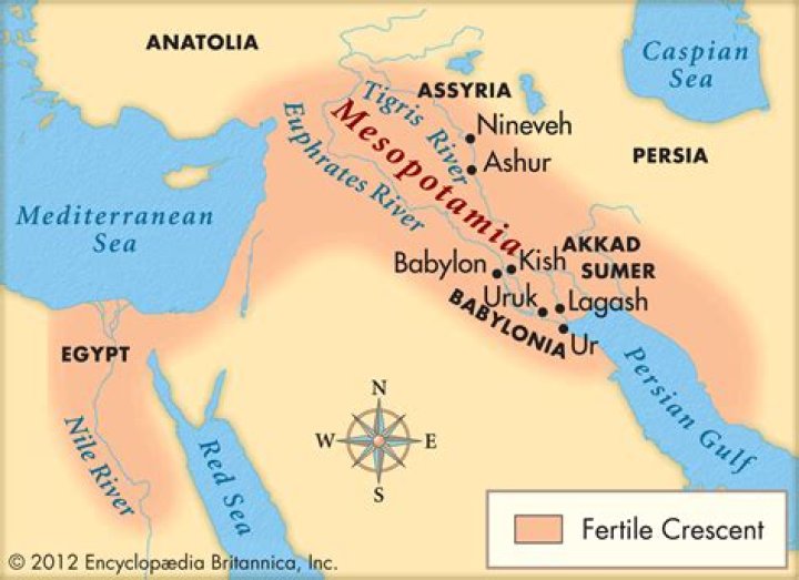 How did geography help Mesopotamia