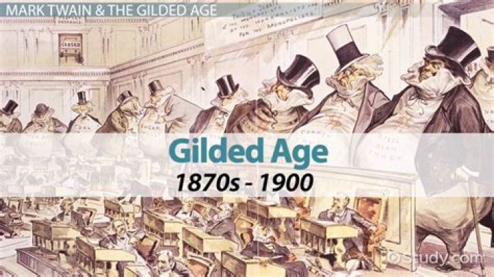 How did Gilded Age differ from reconstruction