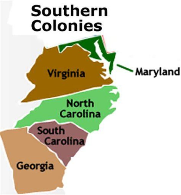 How did many of the middle and southern colonies get started